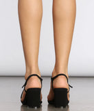 Roll Out Strappy Square Toe Heels