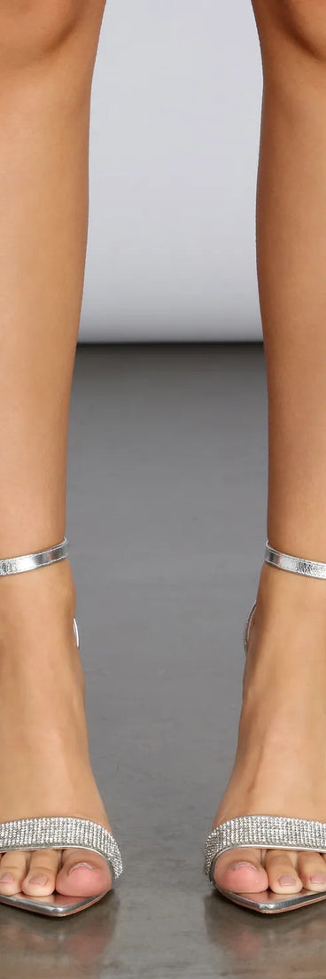 For The Glow Of It Rhinestone Stilettos