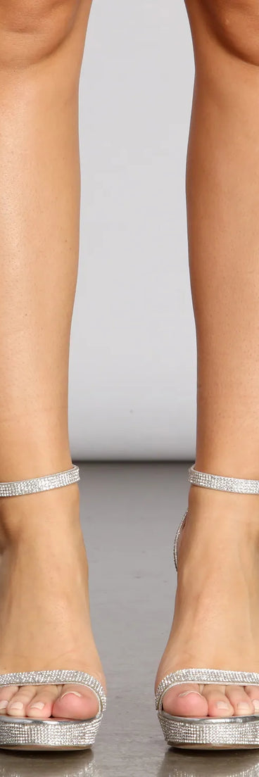 High Key Diva Rhinestone Stiletto Heels