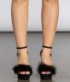 Marabou's Most Wanted Fur Platform Heels