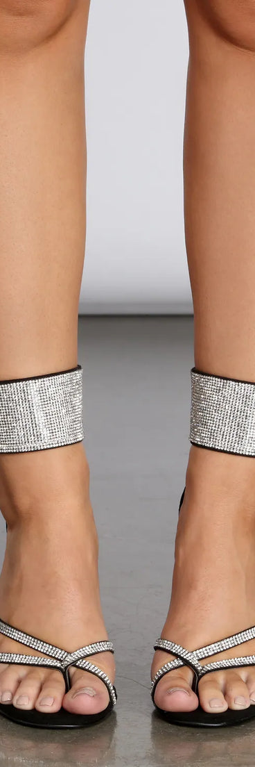 No Other Woman Rhinestone Stiletto Heels