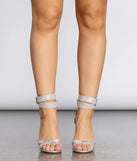 Strut Your Cuff Holographic Stiletto Heels