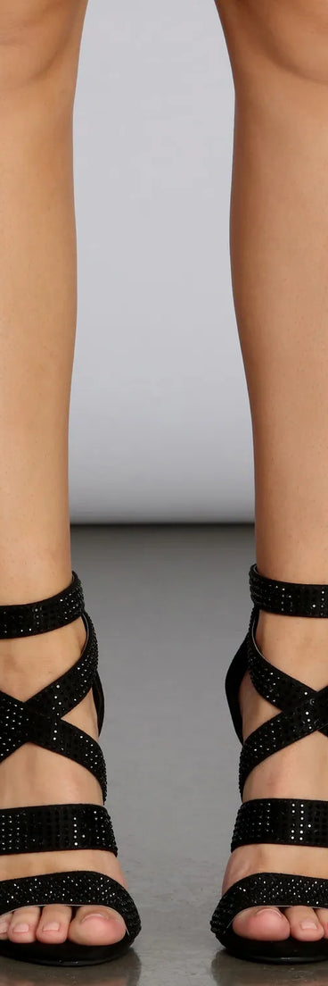 All Nighter Rhinestone Stiletto Heels