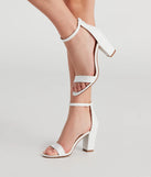 The Everyday Faux Leather Low Block Heel