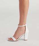 The Everyday Faux Leather Low Block Heel