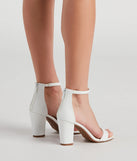 The Everyday Faux Leather Low Block Heel