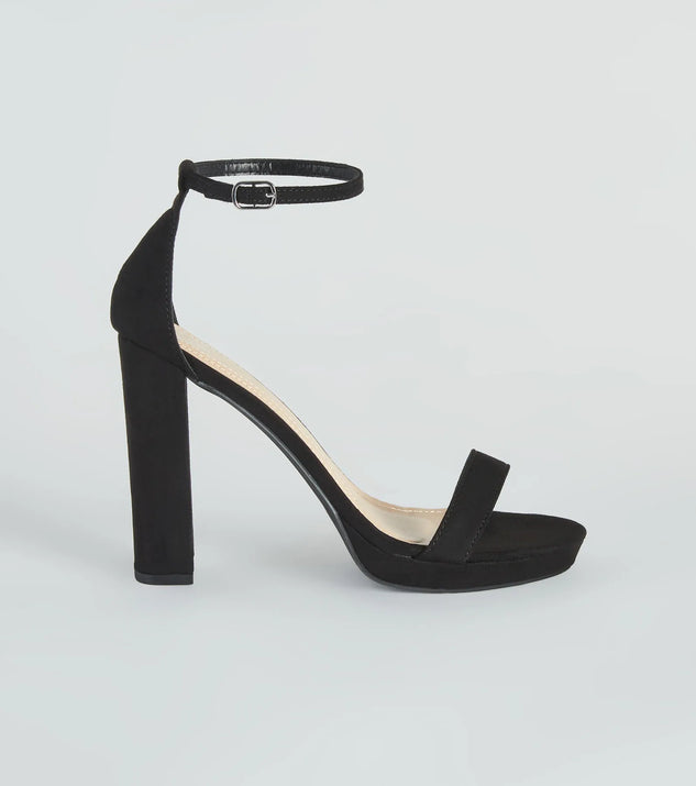 Essential Suede Platform Heels | Windsor