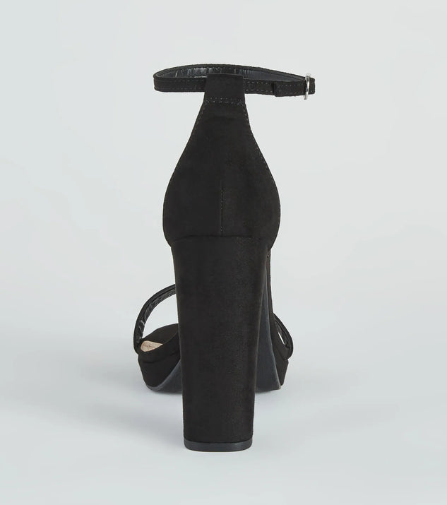Essential Suede Platform Heels | Windsor