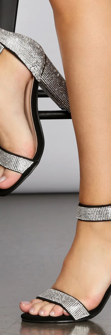 Sparkle Party Rhinestone Glitter Heels