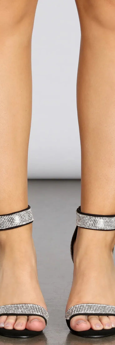 Sparkle Party Rhinestone Glitter Heels
