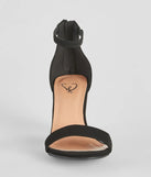 The Smooth And Sleek Block Heels in black brings edge and energy to your vibe, ready to elevate any festival look or concert outfit.