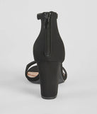 Elevate your work wardrobe with the Smooth And Sleek Block Heels in black, a versatile women's shoe perfect for the office; that combines style with comfort for seamless desk-to-dinner transitions.