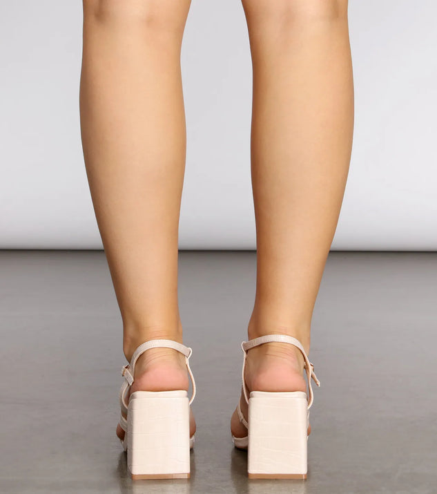 AMERI CONSTRUCT WE HEEL BABOUCHEアイボリーM新品 Treat Yourself Caged Block Heels | Windsor