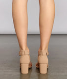 Slay Each Step Block Heels