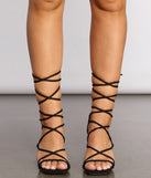 Step Up Faux Suede Stiletto Heels