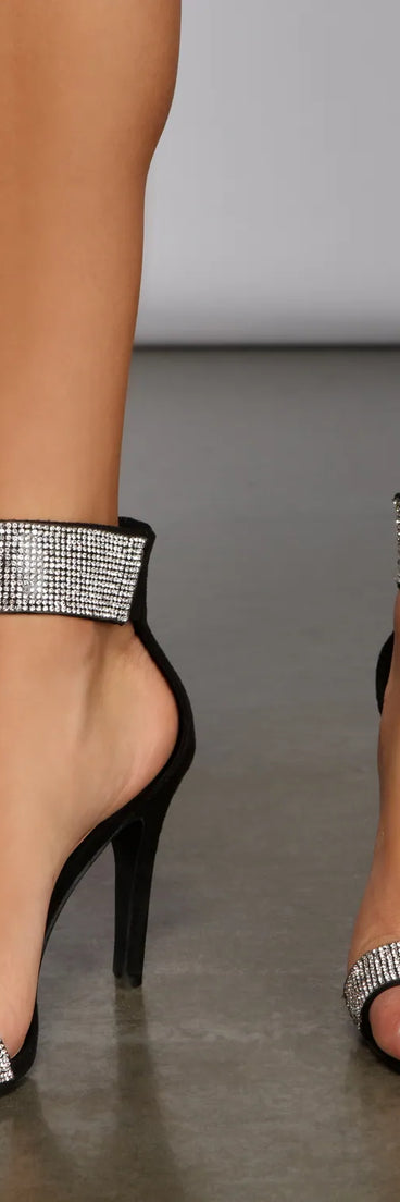 Rhinestone Glitz Stiletto Heels