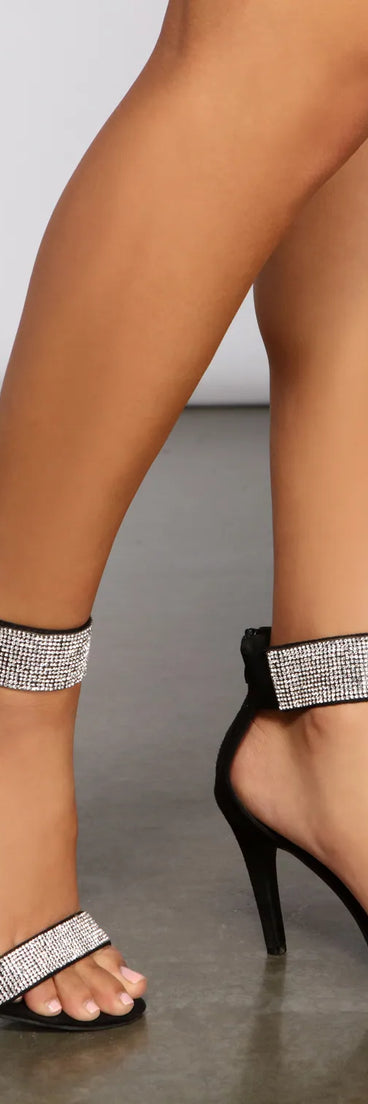 Rhinestone Glitz Stiletto Heels