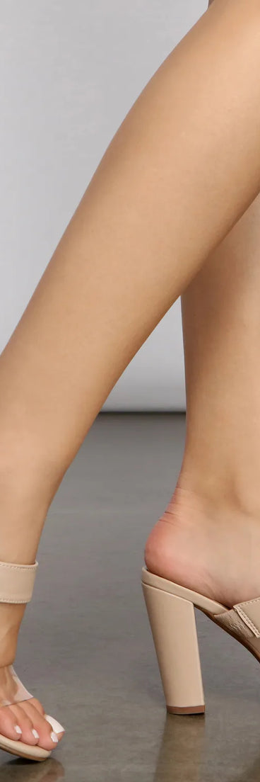 Making My Mark Faux Nubuck Mules