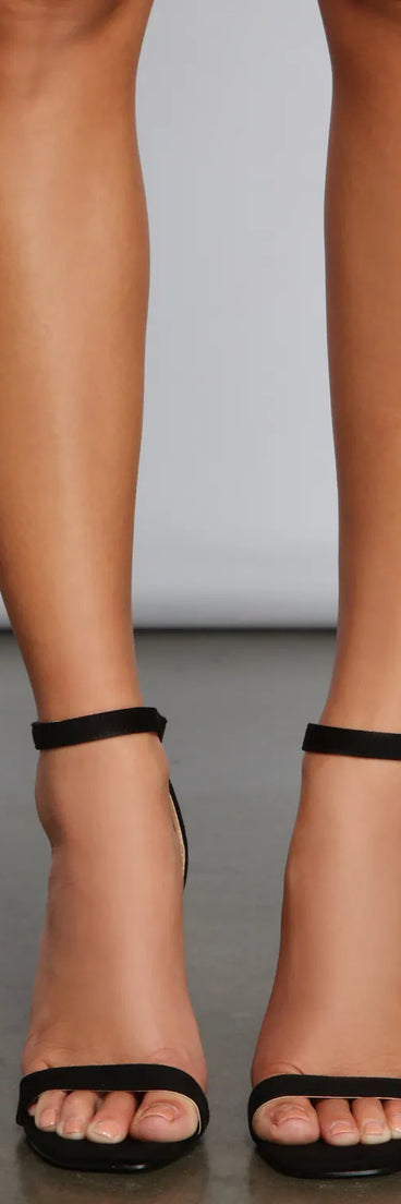 Classic Staple Square Toe Block Heels