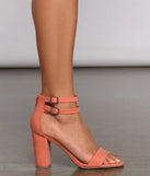 Bring The Bold Vibes Block Heels