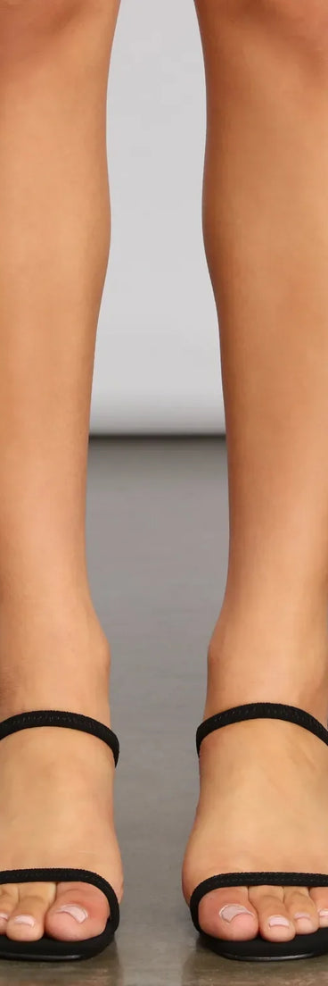 Never Basic Low Block Heels