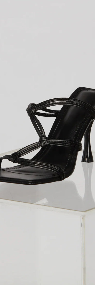 Trendy-Chic Stiletto Mules