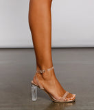 Stun And Shine Rhinestone Lucite Heels