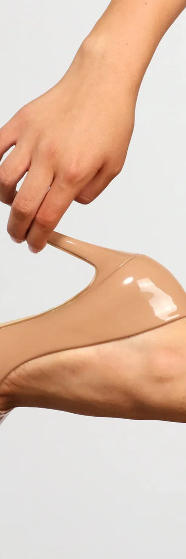 Classic Sophisticated Faux Leather Pumps