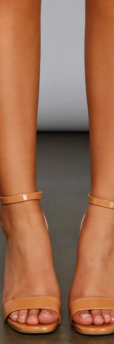 The Everyday Faux Leather Block Heels