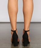 The Essential Faux Suede Block Heels