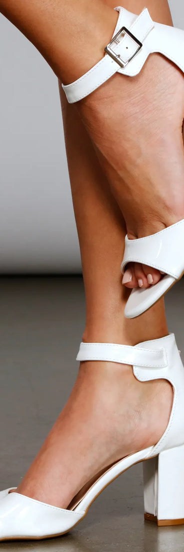 Elevated And Chic Low Block Heels