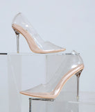 So Trendy Clear PVC Stiletto Pumps