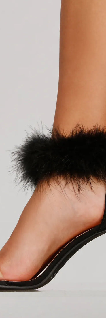 Marabou's Most Wanted Block Heels