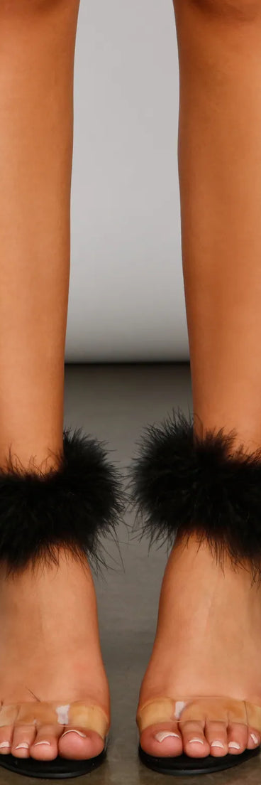 Marabou's Most Wanted Block Heels