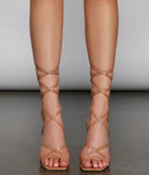 Classic Chic Lace-Up Heels