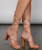 Classic Chic Lace-Up Heels
