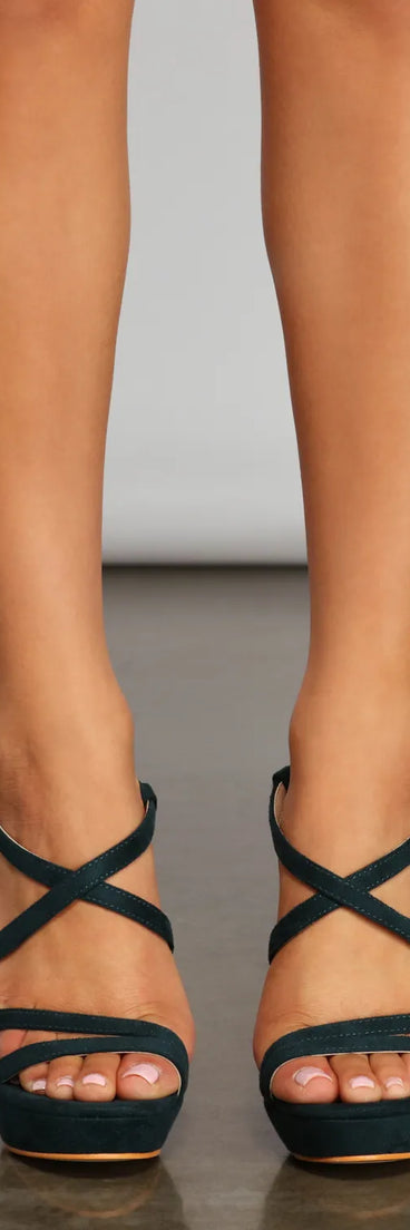 Living For Glam Platform Stilettos