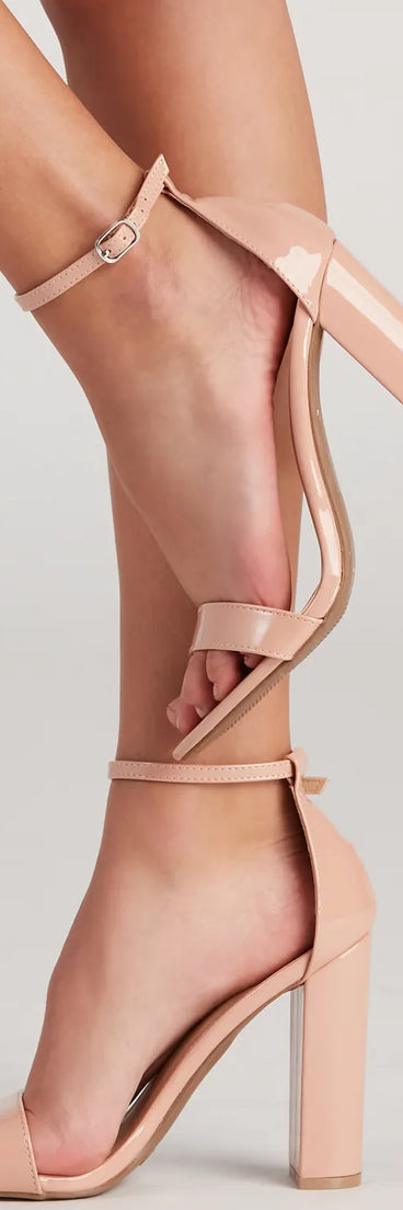 Stepping Out Patent Leather Heels