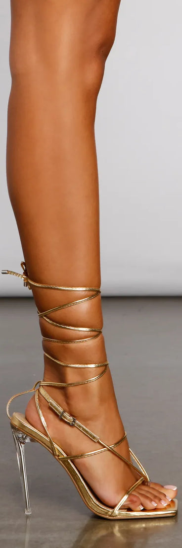 Strut It Out Strappy Stiletto Heels