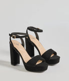 Ready To Slay Platform Heels, a trendy black addition to women's going-out outfits, is ideal for Christmas party outfits, chic NYE attire, or winter night-out looks that keep you on-trend!