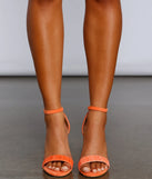 Around The Block Straw Block Heels