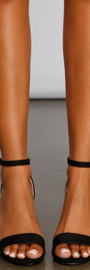 On Those Basic Vibes Low Block Heel