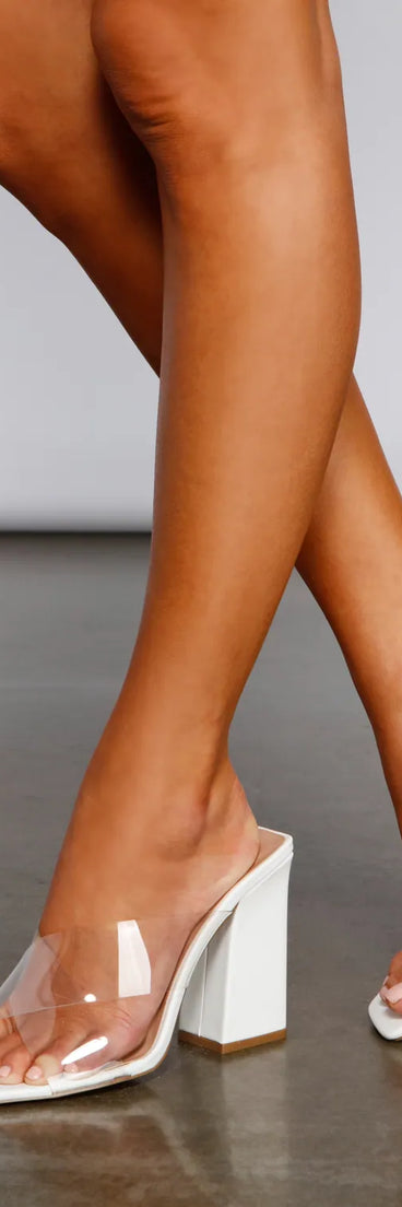 Stack It Up PVC Crisscross Block Mules