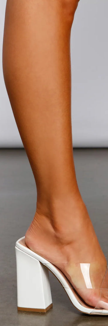 Stack It Up PVC Crisscross Block Mules