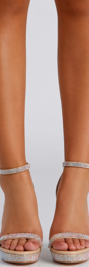 Twinkle Rhinestone Stiletto Heels