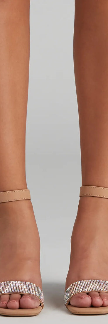 Dreamy Sparkle Block Heels