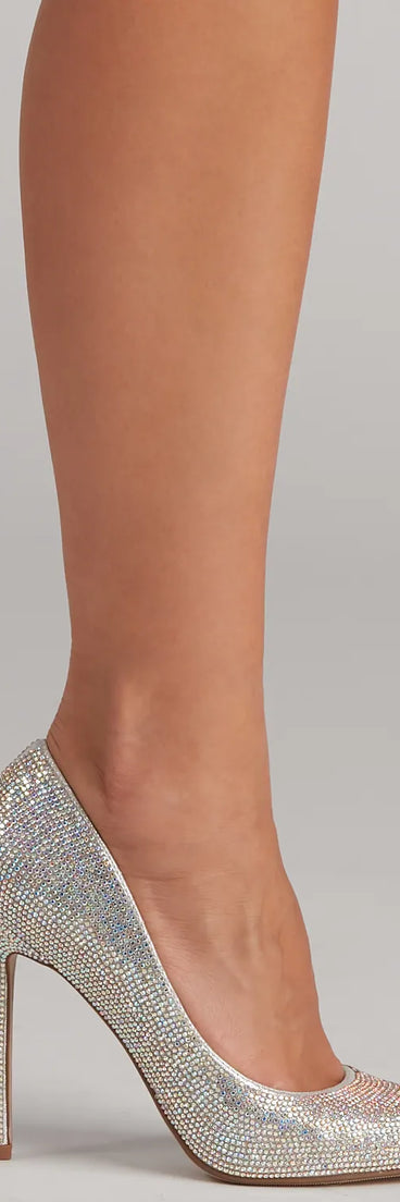 Glam Me Up Rhinestone Stiletto Heels