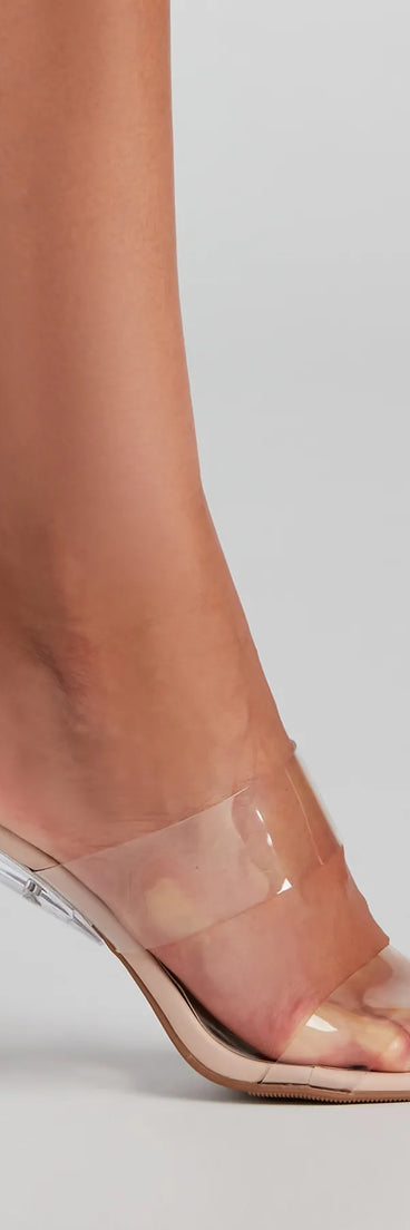 Coast Is Clear PVC Block Mules