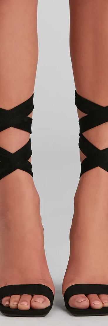 Dancer Spirit Lace-Up Block Heels