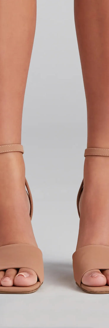 Business Or Pleasure Nubuck Block Heels